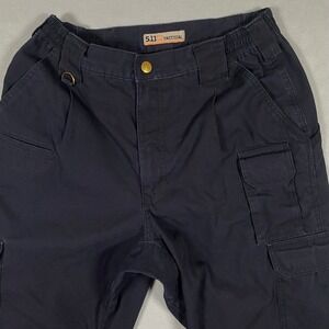 5.11 Tactical Mens Navy Ripstop Cargo Pants 32x34